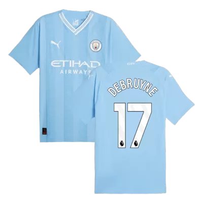 DE BRUYNE #17 New Manchester City Jersey 2023/24 Home Soccer Shirt Player Version Version - Best Soccer Players