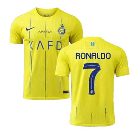 RONALDO #7 New Al Nassr Jersey 2023/24 Home Soccer Shirt Player Version Version - Best Soccer Players