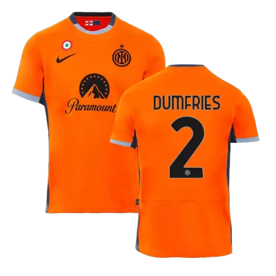 DUMFRIES #2 New Inter Milan Jersey 2023/24 Third Away Soccer Shirt - Best Soccer Players