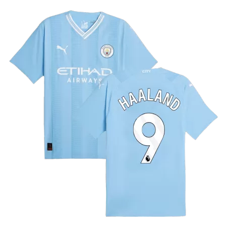 HAALAND #9 New Manchester City Jersey 2023/24 Home Soccer Shirt Player Version Version - Best Soccer Players