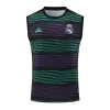 Real Madrid Jersey 2022/23 Pre-Match Soccer Sleeveless Top Black&Purple&Green - Best Soccer Players