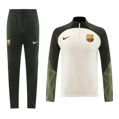 New Barcelona Training Kit (Top+Pants) 2023/24 Cream Men - Best Soccer Players