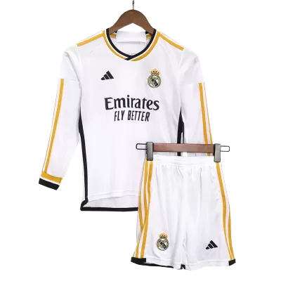 Kids Real Madrid Custom Home Soccer Kits 2023/24 - Best Soccer Players