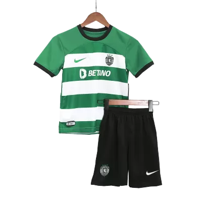 Sporting CP Kids Kit 2023/24 Home (Shirt+Shorts) - Best Soccer Players