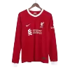 New Liverpool Jersey 2023/24 Home Soccer Long Sleeve Shirt - Best Soccer Players