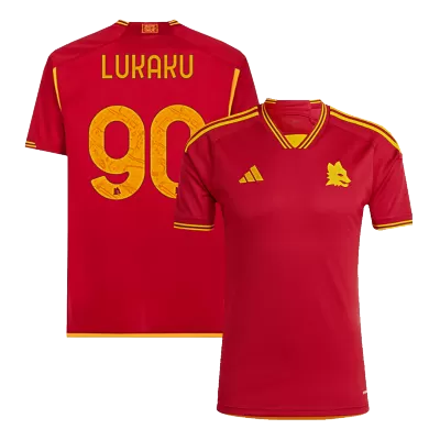 LUKAKU #90 New Roma Jersey 2023/24 Home Soccer Shirt - Best Soccer Players