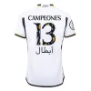 CAMPEONES #13 New Real Madrid Jersey 2023/24 Home Soccer Shirt - Best Soccer Players