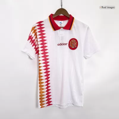 Vintage Spain Jersey 1994 Away Soccer Shirt - Best Soccer Players