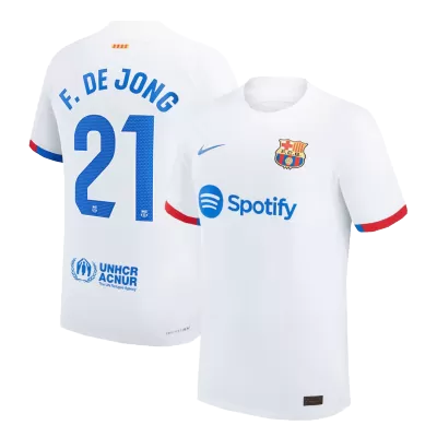 F. DE JONG #21 New Barcelona Jersey 2023/24 Away Soccer Shirt Player Version Version - Best Soccer Players