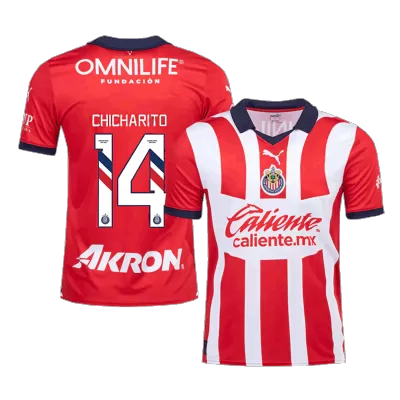 CHICHARITO #14 New Chivas Jersey 2023/24 Home Soccer Shirt - Best Soccer Players