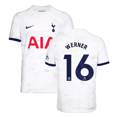 WERNER #16 New Tottenham Hotspur Jersey 2023/24 Home Soccer Shirt Player Version Version - Best Soccer Players