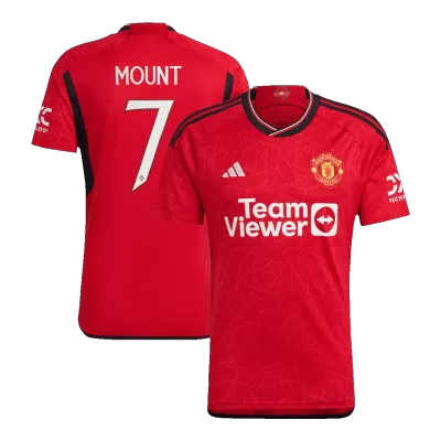 MOUNT #7 New Manchester United Jersey 2023/24 Home Soccer Shirt - UCL - Best Soccer Players