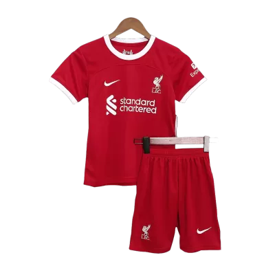 Liverpool Kids Kit 2023/24 Home (Shirt+Shorts) - Best Soccer Players