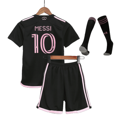 MESSI #10 Inter Miami CF Kids Kit 2023/24 Away (Shirt+Shorts+Socks) - Best Soccer Players