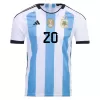 MAC ALLISTER #20 New Argentina Three Stars Jersey 2022 Home Soccer Shirt - Best Soccer Players