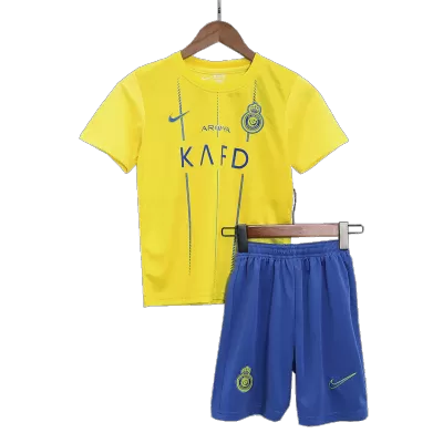 Al Nassr Kids Kit 2023/24 Home (Shirt+Shorts) - Best Soccer Players