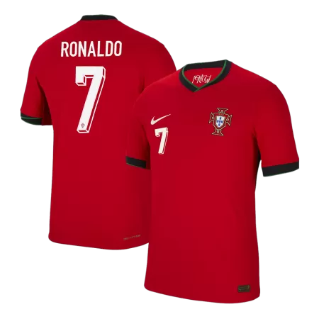 RONALDO #7 New Portugal Jersey 2024 Home Soccer Shirt Player Version Version - Best Soccer Players