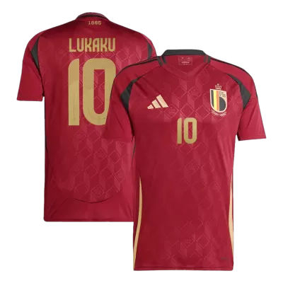 LUKAKU #10 New Belgium Jersey 2024 Home Soccer Shirt - Best Soccer Players