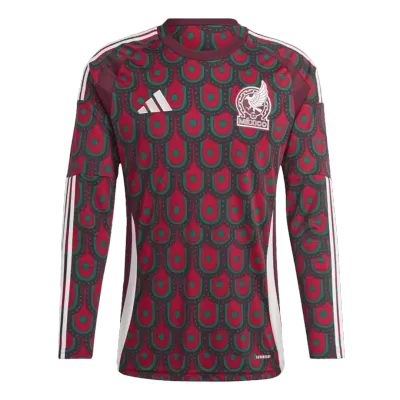 New Mexico Jersey 2024 Home Soccer Long Sleeve Shirt - Best Soccer Players