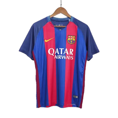 Vintage Barcelona Jersey 2016/17 Home Soccer Shirt - Best Soccer Players