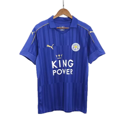 Vintage Leicester City Jersey 2016/17 Home Soccer Shirt - Best Soccer Players