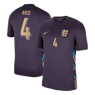 RICE #4 New England Jersey 2024 Away Soccer Shirt - Best Soccer Players