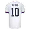 PULISIC #10 New USA Jersey 2024 Home Soccer Shirt - Best Soccer Players