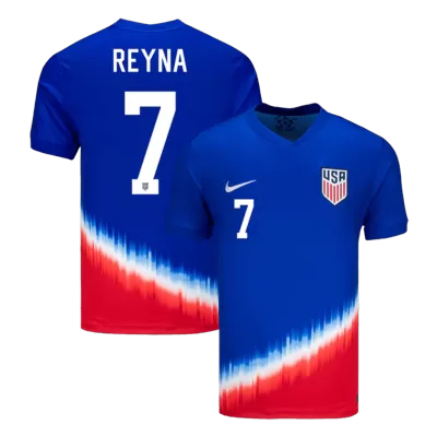 REYNA #7 New USA Jersey 2024 Away Soccer Shirt - Best Soccer Players