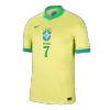 VINI JR. #7 New Brazil Jersey 2024 Home Soccer Shirt - Best Soccer Players