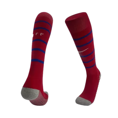 France Home Soccer Socks 2024 Men - Best Soccer Players