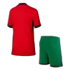 Portugal Kids Kit 2024 Home (Shirt+Shorts) - Best Soccer Players