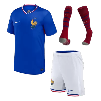 New France Soccer Kit 2024 Home (Shirt+Shorts+Socks) - Best Soccer Players