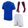 New France Soccer Kit 2024 Home (Shirt+Shorts+Socks) - Best Soccer Players