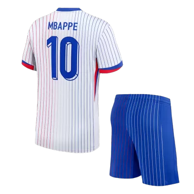 MBAPPE #10 France Kids Kit 2024 Away (Shirt+Shorts) - Best Soccer Players