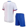 France Kids Kit 2024 Away (Shirt+Shorts) - Best Soccer Players