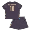 BELLINGHAM #10 England Kids Kit 2024 Away (Shirt+Shorts) - Best Soccer Players