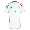 CHIESA #14 New Italy Jersey 2024 Away Soccer Shirt - Best Soccer Players