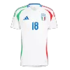 BARELLA #18 New Italy Jersey 2024 Away Soccer Shirt - Best Soccer Players