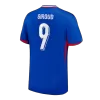 GIROUD #9 New France Jersey 2024 Home Soccer Shirt - Best Soccer Players