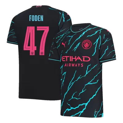 FODEN #47 New Manchester City Jersey 2023/24 Third Away Soccer Shirt - UCL - Best Soccer Players