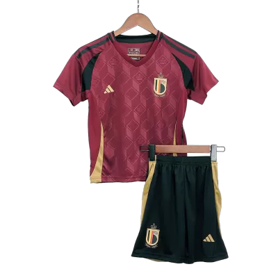 Belgium Kids Kit 2024 Home (Shirt+Shorts) - Best Soccer Players