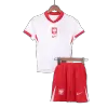 Poland Kids Kit 2024 Home (Shirt+Shorts) - Best Soccer Players