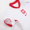 Poland Kids Kit 2024 Home (Shirt+Shorts) - Best Soccer Players