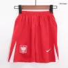 Poland Kids Kit 2024 Home (Shirt+Shorts) - Best Soccer Players