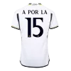 A POR LA #15 New Real Madrid Jersey 2023/24 Home Soccer Shirt - Best Soccer Players