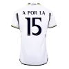 A POR LA #15 New Real Madrid Jersey 2023/24 Home Soccer Shirt Player Version Version - Best Soccer Players