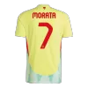 MORATA #7 New Spain Jersey 2024 Away Soccer Shirt - Best Soccer Players