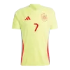 MORATA #7 New Spain Jersey 2024 Away Soccer Shirt - Best Soccer Players