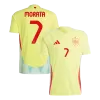 MORATA #7 New Spain Jersey 2024 Away Soccer Shirt - Best Soccer Players