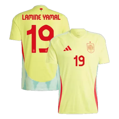 LAMINE YAMAL #19 New Spain Jersey 2024 Away Soccer Shirt - Best Soccer Players